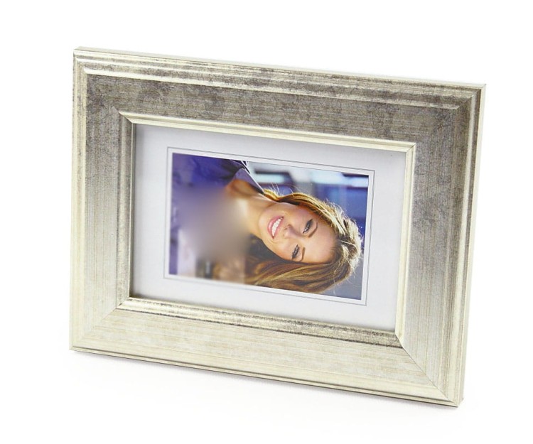 DRZA, ładna ramka na prezent, ramka w kolorze srebrnym (3).JPG