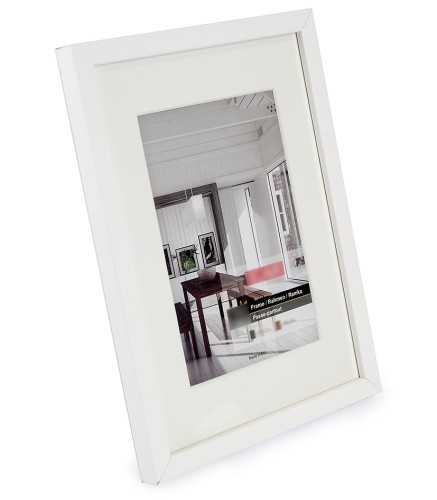 PINIA PASS, biała ramka do zdjęcia, drewniana biała rama (2).JPG