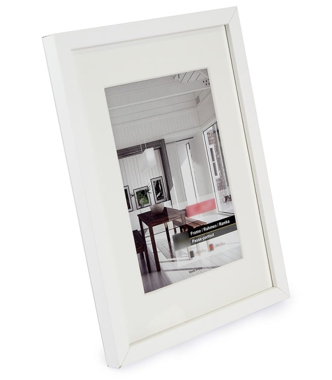 PINIA PASS, biała ramka do zdjęcia, drewniana biała rama (2).JPG